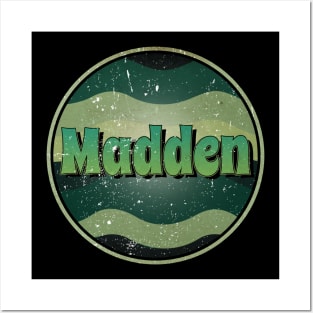 Classic Name Madden Vintage Styles Christmas Purple 70s 80s 90s Posters and Art